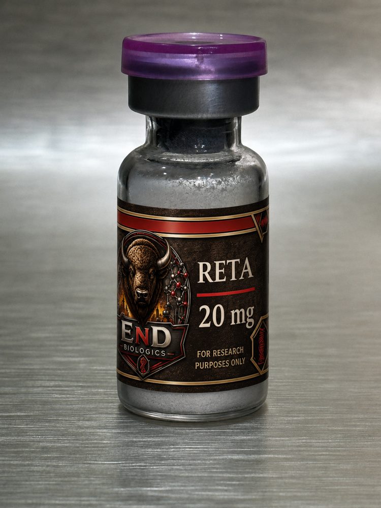 Retatrutide 20mg research vial by END Biologics