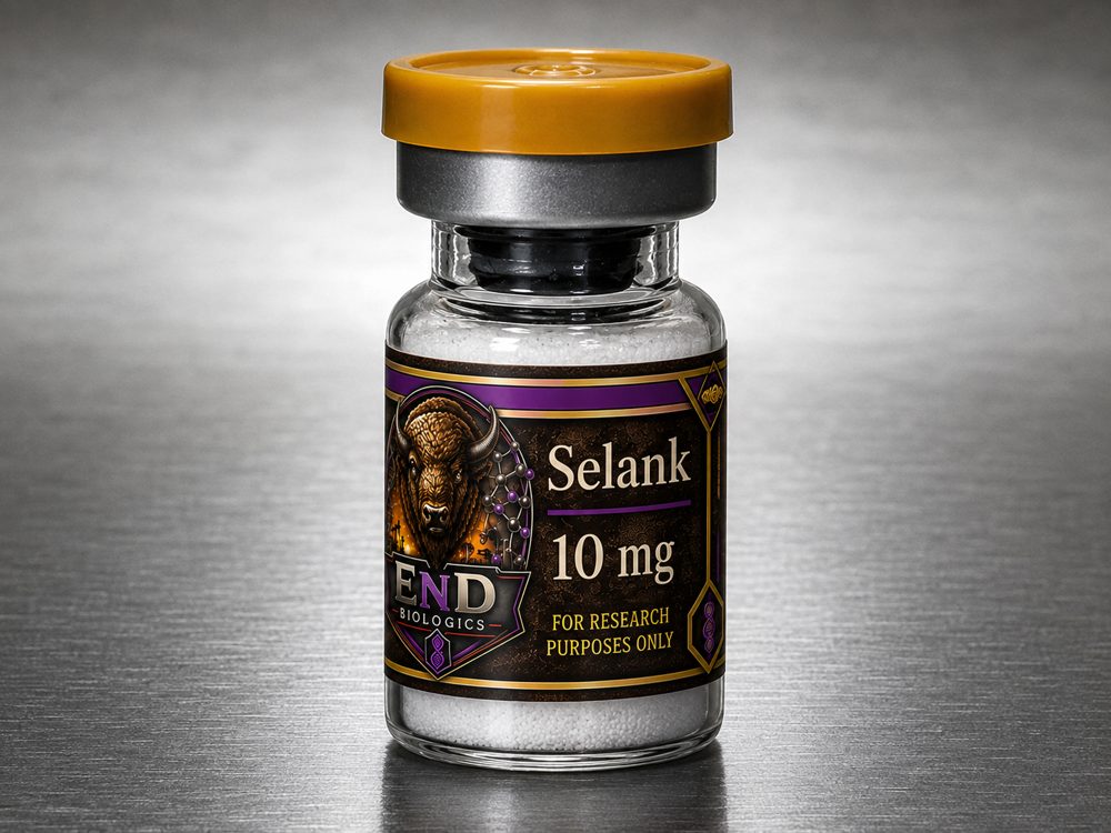 Selank 10mg research vial by END Biologics