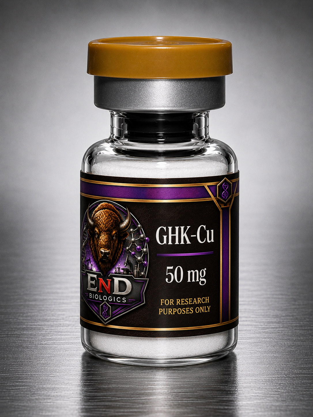 GHK-Cu 50mg research vial by END Biologics