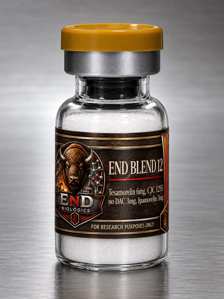 END Blend 12mg research vial by END Biologics